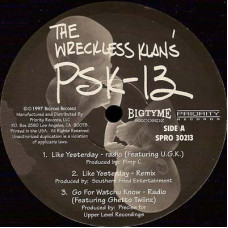 PSK-13 - Like Yesterday / Go For Watchu Know, 12", Promo