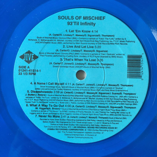 Souls Of Mischief - 93 'Til Infinity, LP