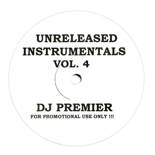 DJ Premier - Unreleased Instrumentals Vol. 4, LP