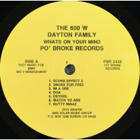 The 600 W Dayton Family - What's On Your Mind, LP