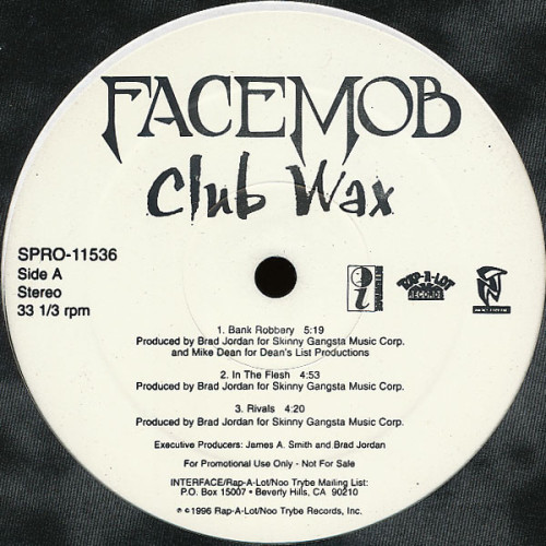 Facemob - Club Wax, 12", Promo