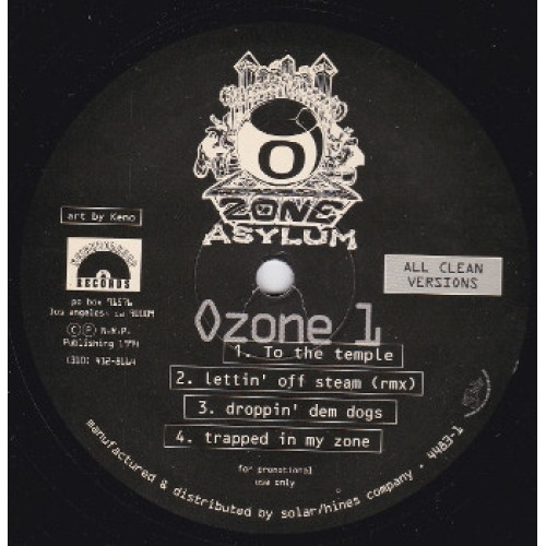 Ozone Asylum - To The Temple E.P., 12"