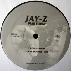 Jay-Z / Snoop Dogg - Dear Summer / Drop It Like Its Hot Remix, 12", Promo