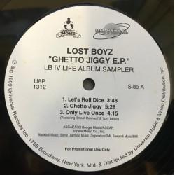 Lost Boyz - Ghetto Jiggy E.P (LB IV Life Album Sampler), 12", EP, Promo, Sampler