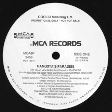 Coolio Featuring L.V. - Gangsta's Paradise, 12", Promo