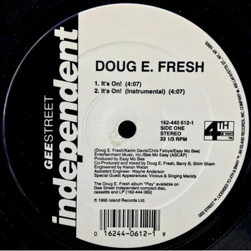 Doug E. Fresh - It's On! / Where's Da Party At?, 12"