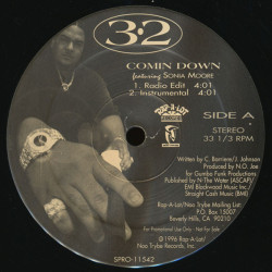 3-2 - Comin Down, 12", Promo