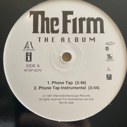 The Firm - Phone Tap / Five Minutes To Flush, 12", Promo