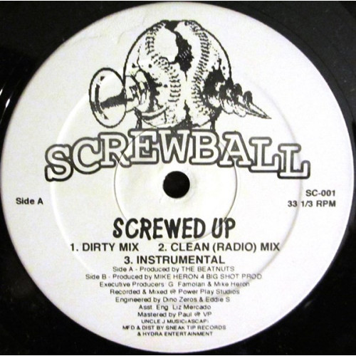 Screwball - Screwed Up / They Wanna Know Why, 12"