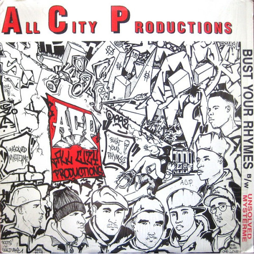All City Productions - Bust Your Rhymes / Unsolved Mysterme, 12"