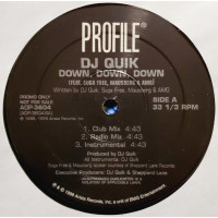 DJ Quik - Down, Down, Down, 12", Promo