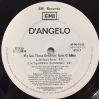 D'Angelo - Me And Those Dreamin' Eyes Of Mine, 12", Promo