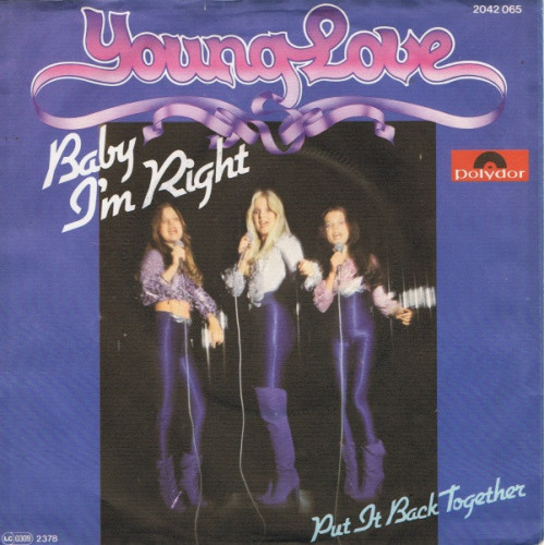 Young Love - Baby I'm Right, 7"