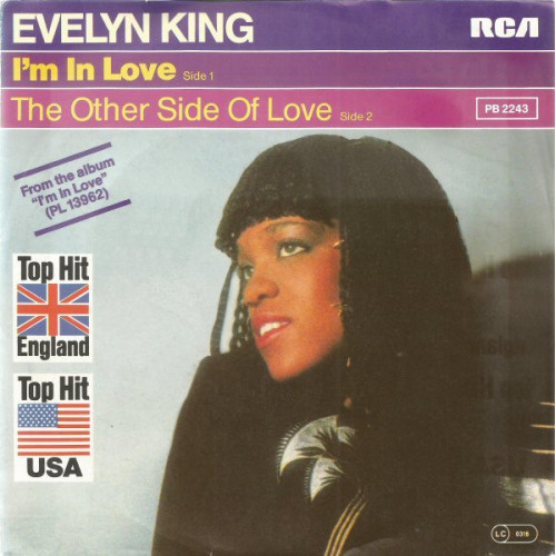 Evelyn King - I'm In Love / The Other Side Of Love, 7"