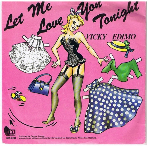 Vicky Edimo - Let Me Love You Tonight, 7"