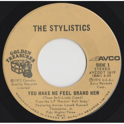 The Stylistics - You Make Me Feel Brand New, 7"