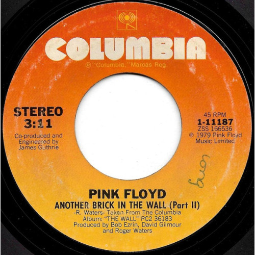 Pink Floyd - Another Brick In The Wall (Part II), 7"