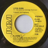 Leon Bibb - Slaves / God Bless' The Child, 7", Promo