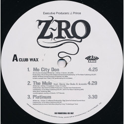 Z-Ro - Let The Truth Be Told, 12", Promo, Sampler