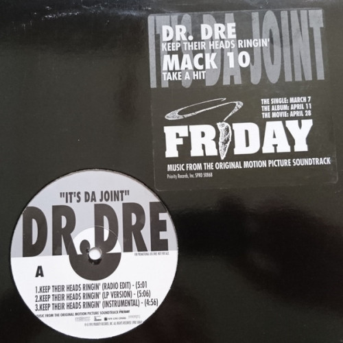 Dr. Dre / Mack 10 - Keep Their Heads Ringin' / Take A Hit, 12", Promo