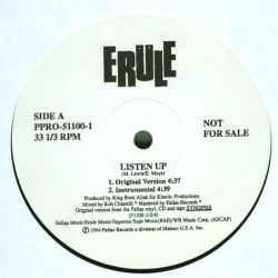 Erule - Listen Up / Synopsis, 12", Promo