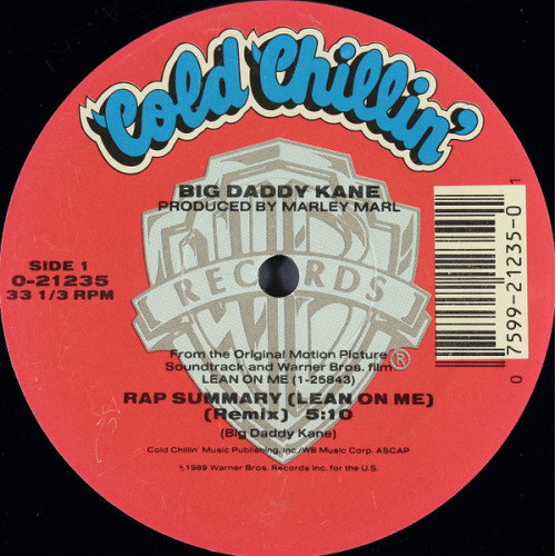 Big Daddy Kane - Rap Summary (Lean On Me), 12"