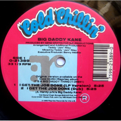 Big Daddy Kane - I Get The Job Done, 12"