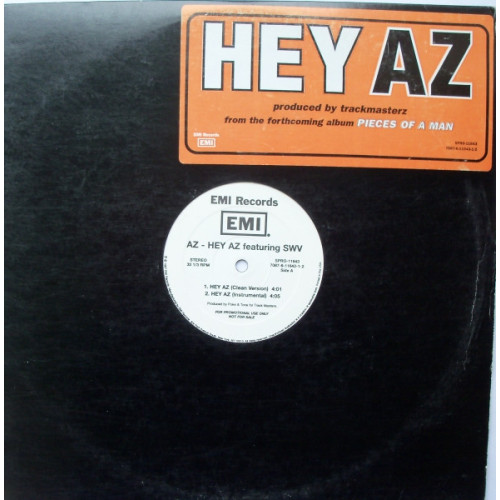 AZ Featuring SWV - Hey AZ, 12", Promo