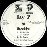 Jay Z - Sunshine, 12", Promo