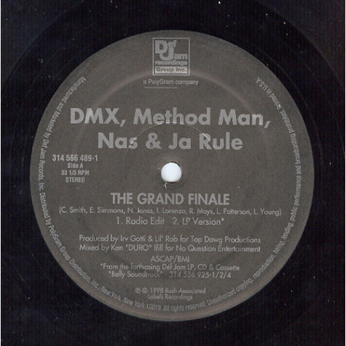 DMX, Method Man, Nas & Ja Rule - The Grand Finale, 12"