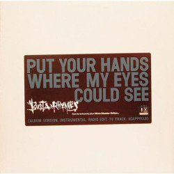 Busta Rhymes - Put Your Hands Where My Eyes Could See, 12", Promo