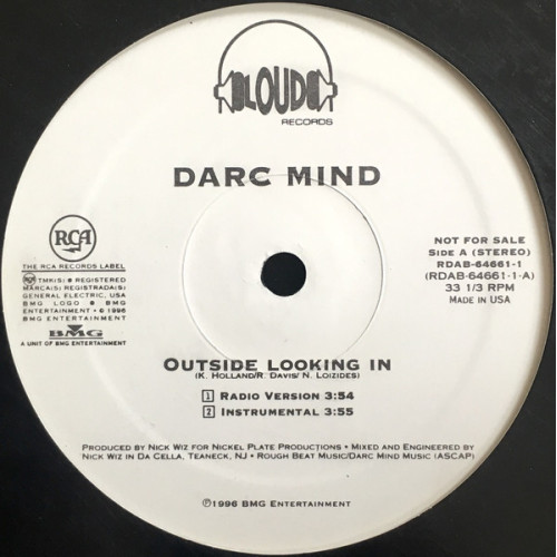 Darc Mind - Outside Looking In, 12", Promo