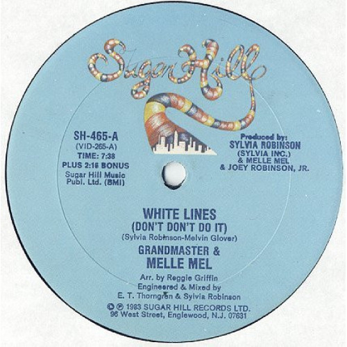 Grandmaster & Melle Mel - White Lines (Don't Don't Do It), 12"