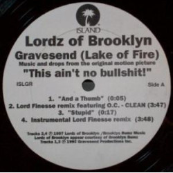 Lordz Of Brooklyn - Gravesend (Lake Of Fire), 12"