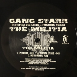 Gang Starr - The Militia, 12", Promo