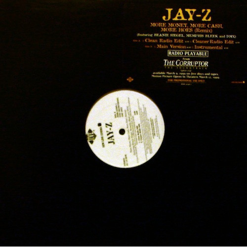 Jay-Z - More Money, More Cash, More Hoes (Remix), 12", Promo