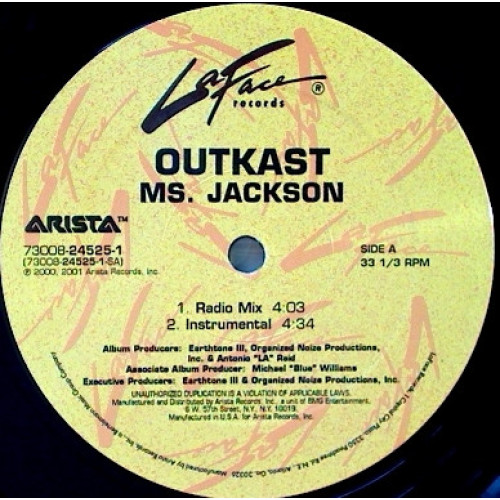 OutKast - Ms. Jackson / Sole Sunday, 12"