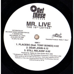Mr. Live - The 10th Letter, 12"