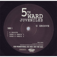 5th Ward Juveniles - G Groove (Remixes), 12", Promo