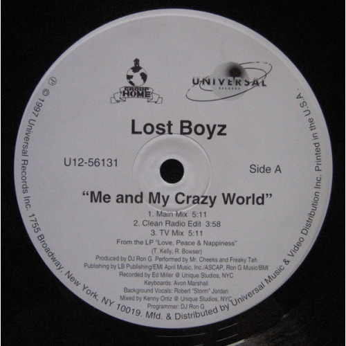 Lost Boyz - Me And My Crazy World / Summer Time, 12"