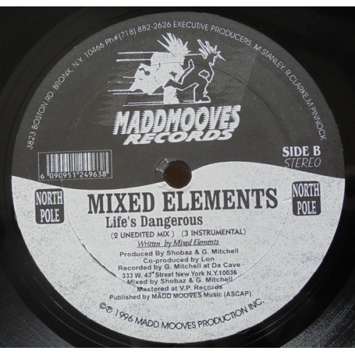 Mixed Elements - Northern Exposure, 12", Repress