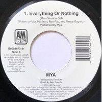 Mya - Everything Or Nothing, 7"
