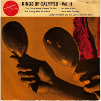 Lord Invader And His Calypso Rhythm Boys - Kings Of Calypso - Vol. II, 7", EP