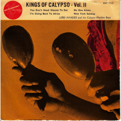 Lord Invader And His Calypso Rhythm Boys - Kings Of Calypso - Vol. II, 7", EP