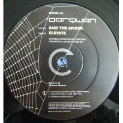 Darqwan - Said The Spider / Elevate, 12"