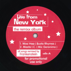 Various - Live From New York (The Remix Album), 2xLP, Promo
