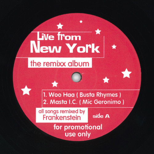 Various - Live From New York (The Remix Album), 2xLP, Promo