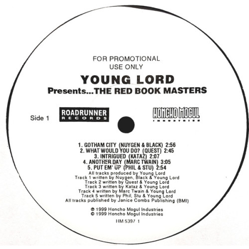 Young Lord - The Red Book Masters, 2xLP, Promo