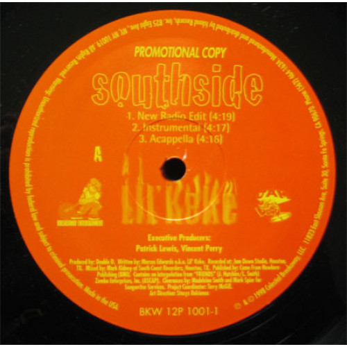Lil' Keke - Southside, 12", Promo