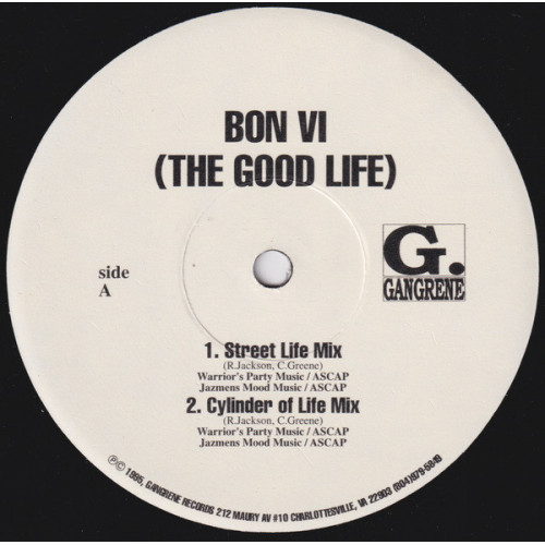 Blue Black - Bon Vi (The Good Life) / Sun Up From Sun Down, 12"